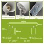 Orientierbare Deckenleuchte - ROTERDAM WEISS - Aluminium - für zwei GU10-Lampen