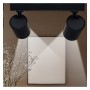 Schwarze Deckenleuchte für 2x GU10