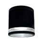 Schwarze LED-Deckenleuchte für GU10 - IP65