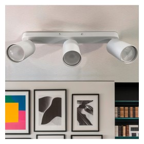 Schwenkbare Deckenleuchte - AMSTERDAM WEISS - Aluminium - für 3 GU10 Lampen