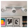 Schwenkbare Deckenleuchte - AMSTERDAM WEISS - Aluminium - für 3 GU10 Lampen