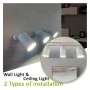 Schwenkbare Deckenleuchte - AMSTERDAM WEISS - Aluminium - für 3 GU10 Lampen
