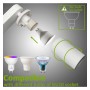 Schwenkbare Deckenleuchte - AMSTERDAM WEISS - Aluminium - für 3 GU10 Lampen