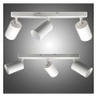 Schwenkbare Deckenleuchte - AMSTERDAM WEISS - Aluminium - für 3 GU10 Lampen