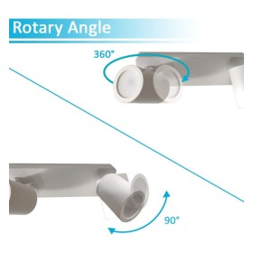 Weisses Deckenlicht für 2x GU10