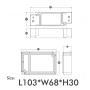 Dimmbare Treiber DALI 2 - PUSH - 25W - 42W BOKE | 3v-42v | 600mA-1100mA | IP20