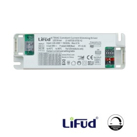Driver Lifud – Dimmbar TRIAC – Für LED-Leuchten bis zu 30W – Kein Flimmern – Ausgang 9–42V DC 400–750mA