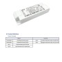 Lifud Treiber – Dimmbar DALI/PUSH – Für LED-Leuchten bis 40W – Kein Flimmern – Ausgang 9–42V DC 700–1050mA