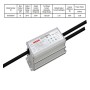 Treiber Dimmbarer programmierbarer MOSO X6-075M für LED euchten bis 75 W - 5 Jahre Garantie
