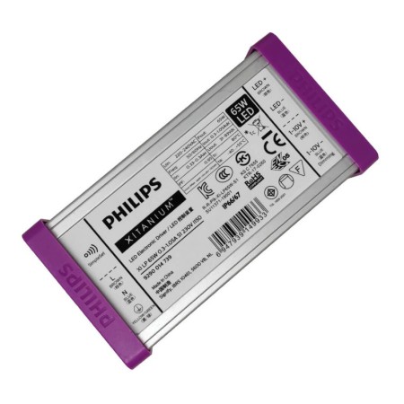 Treiber Dimmbarer programmierbarer XITANIUM Philips für LED euchten bis 65 W - 1050 mA - 5 Jahre Garantie