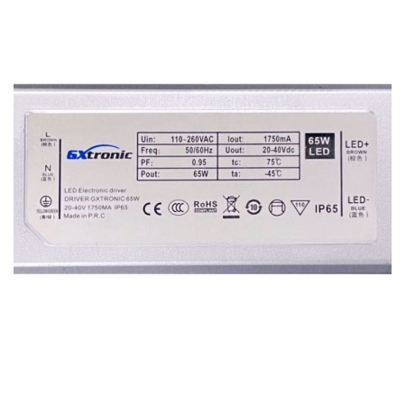 Treiber für LED Beleuchtung 65W - 1750mA - IP65
