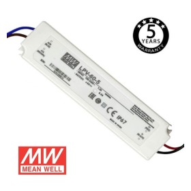 Netzteil PROFESSIONELLE 5V 40W 8A - MEAN WELL - IP67 - TÜV