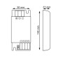 Netzteil Slim 12V 100W 8.3A Aluminium - IP20
