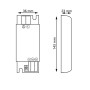 Netzteil Slim 12V 60W 5A Aluminium - IP20