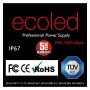 Netzteil PROFESSIONELLE 24V 200W - ECOLED - IP67 - TÜV