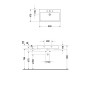 Duravit Vero Waschtisch 80 cm mit 1 Hahnloch geschliffen