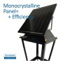 Solar-LED-Strassenlaterne Villa 300W CHIP LUMILEDS - Stahl - CCT - Dämmerungssensor + RADAR-Bewegungsmelder - 4000Lm