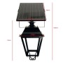 Solar-LED-Strassenlaterne Villa 300W CHIP LUMILEDS - Stahl - CCT - Dämmerungssensor + RADAR-Bewegungsmelder - 4000Lm