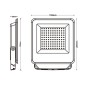 Aussen-LED-Strahler 50W - CCT - EVO PRO - Lumileds-Chip