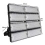 LED-Flutlicht 960W - STADIUM MATRIX - Philips Xitanium Treiber - SMD5050 Bridgelux 240Lm/W Hohe Helligkeit