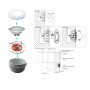Gehäuse PAR56 Einbausatz für LED-Poollichter