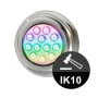 LED-Strahler Unterwasser RGB -36W - DC12V - IP68 - Rostfreier Stahl 316
