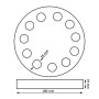 RGB Tauchbare LED-Lampe 36W PAR56 - DC12V - IP68 - Edelstahl316 - IK10 - Pool