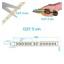 LED-Streifen 24V | 240xLED/m | 5m | SMD2025 | CCT | 10W/M | IP20