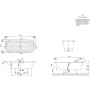 Villeroy & Boch Nexus Duo Oval-Badewanne 177,1 x 77,1 cm