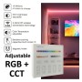 LED CCT - RGB - 12-24V Steuergerät Set + Fernbedienung - 2,4 GHz
