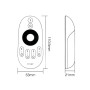 Pack LED-Controller Einfarbig 12-24V + Fernbedienung - 2,4GHz