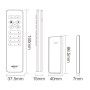 Pack LED-Controller Einfarbig 12-24V + Fernbedienung C1 - 2,4GHz