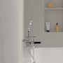 Villeroy & Boch Taro Duschgarnitur mit Brausehalter, Handbrause und Wannenarmatur