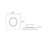 Pack TRIAC 220V RF-Dimmer + Fernsteuerungs-Panel - 2,4GHz