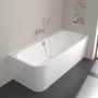 Villeroy & Boch Taro Duschgarnitur mit Brausehalter, Handbrause und Wannenarmatur