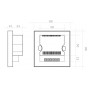 Touch Controller Empotrable Monochrome Streifen LEDs 12-24 V. DC