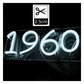 LED Stripe Neon 6000K LED 6mm 12V + Stromversorgung