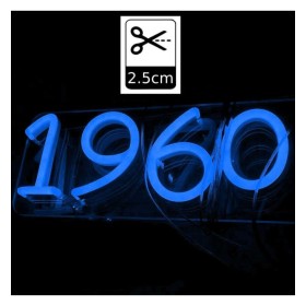 LED Stripe Neon Blau LED 6mm 12V + Stromversorgung