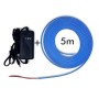 LED Stripe Neon Blau LED 6mm 12V + Stromversorgung