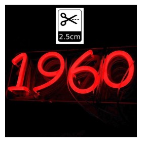 LED Stripe Neon Rot LED 6mm 12V + Stromversorgung