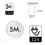 LED-Neon - 5 Meter - BLAU - 6mm LED - 12V - Schnitt 2,5cm