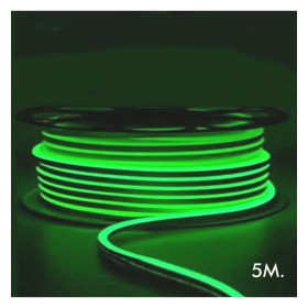 LED-Neon - 5 Meter - GRÜN - 6mm LED - 12V - Schnitt 2,5cm