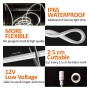 LED-Neon - 5 Meter - GRÜN - 6mm LED - 12V - Schnitt 2,5cm