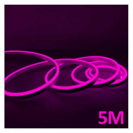 LED-Neon - 5 Meter - Lila - 6mm LED - 12V - Schnitt 2,5cm