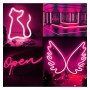 LED-Neon - 5 Meter - ROSA - 6mm LED - 12V - Schnitt 2,5cm