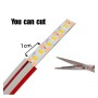 Flexibles LED-Neonlicht 24V 13W/m - 50-Meter-Rolle - Speziell für Schilder - 6x12mm - Schneidbar alle 1cm - Rot
