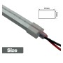 Flexibles Neon-LED 24V 13W/m – 50M Rolle – Speziell für Beschilderung – 6x12mm – Schneidbar alle 1cm – 5700K