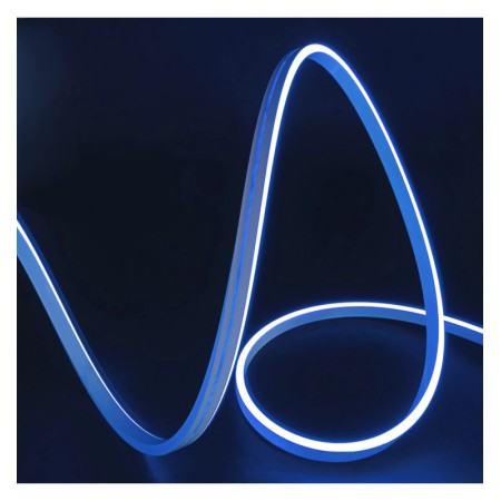 Flexibles Neon-LED 24V 13W/m – 50M Rolle – Speziell für Beschilderung – 6x12mm – Schneidbar alle 1cm – Blau