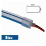 Flexibles Neon-LED 24V 13W/m – 50M Rolle – Speziell für Beschilderung – 6x12mm – Schneidbar alle 1cm – Blau