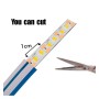 Flexibles Neon-LED 24V 13W/m – 50M Rolle – Speziell für Beschilderung – 6x12mm – Schneidbar alle 1cm – Blau